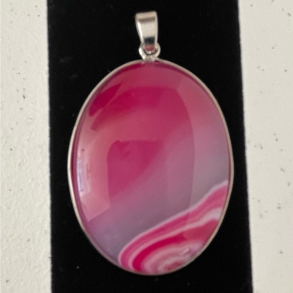 Pink Cabochon Pendant - Picture 5 of 5